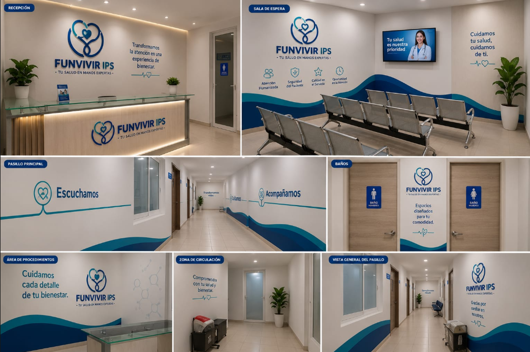 Instalaciones de Funvivir IPS en Cali